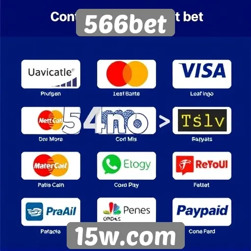 Métodos de pagamento disponíveis no 566bet